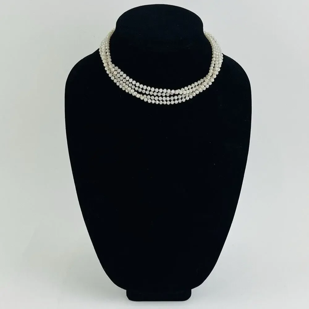 Gorgeous Necklace The Loft Opera Flapper Length Rondelle Style Beads 60